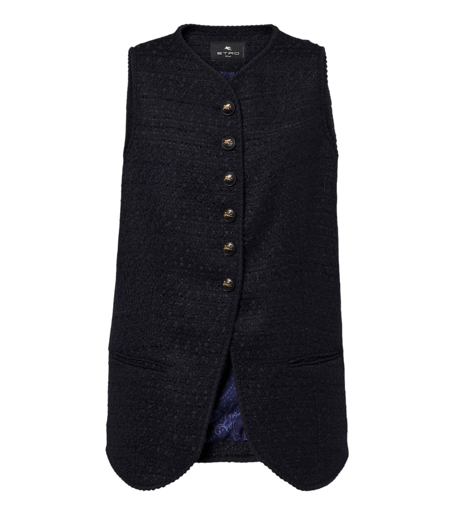 Etro Wool-blend vest