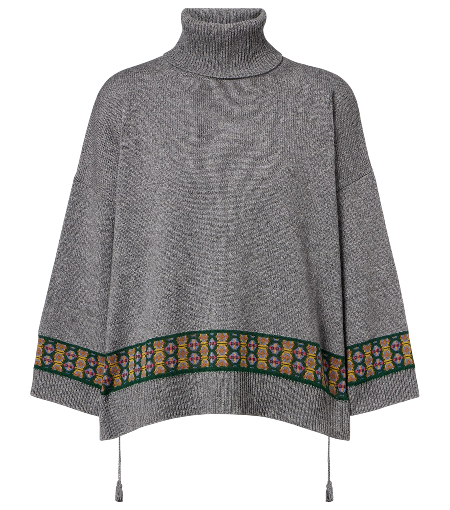 Etro Wool, cashmere, and cotton-blend sweater