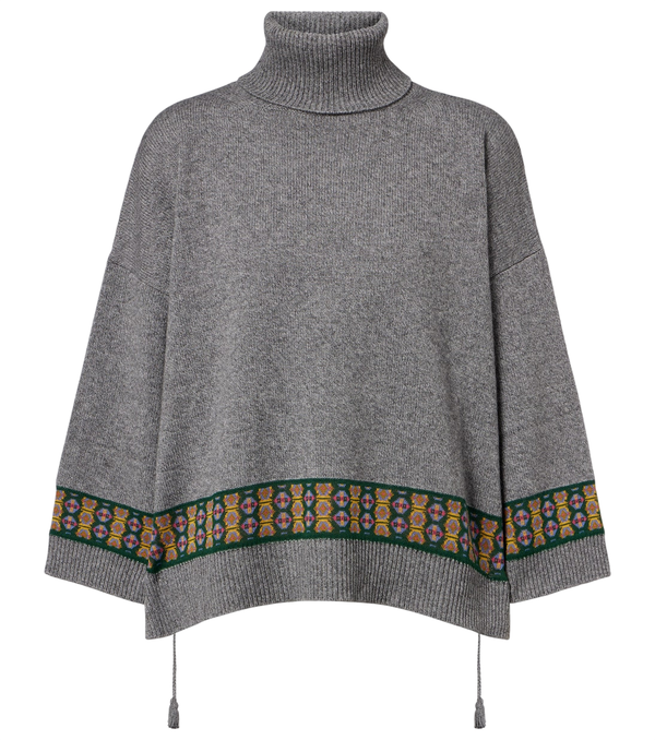 Etro Wool, cashmere, and cotton-blend sweater