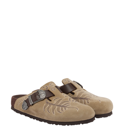 Etro x Birkenstock Boston embroidered suede clogs [white-bg-v2:6dfb7d4f-ad12-4175-ac19-14caccfcaada]