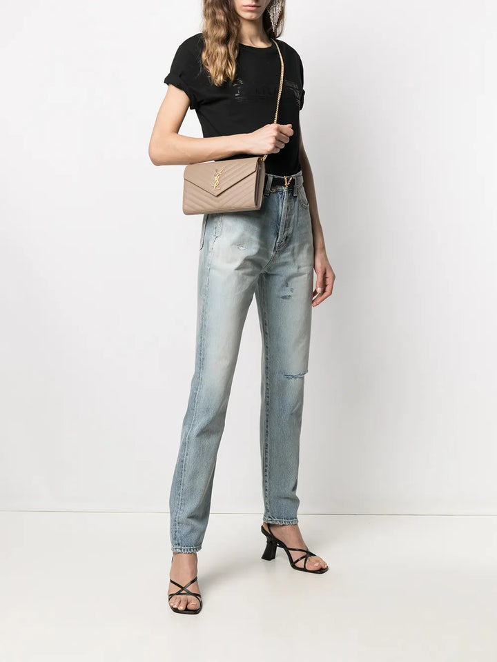 Saint Laurent Cassandre wallet on chain