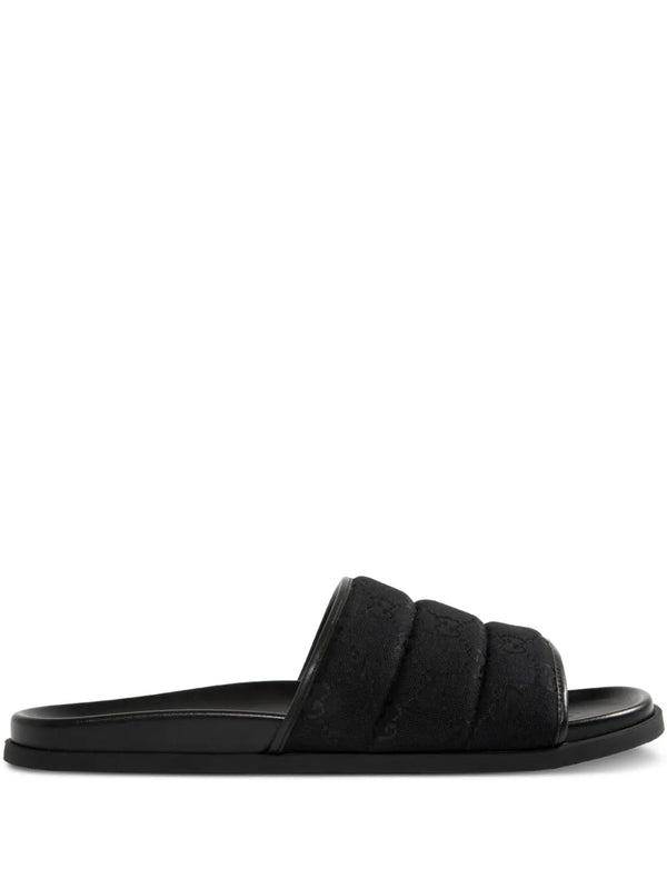 Gucci GG-pattern padded slide sandals