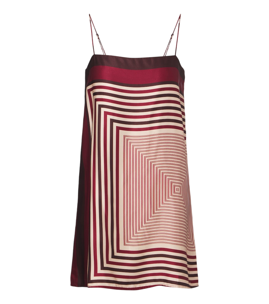 Robe nuisette Faithfull Phylis en satin imprimé