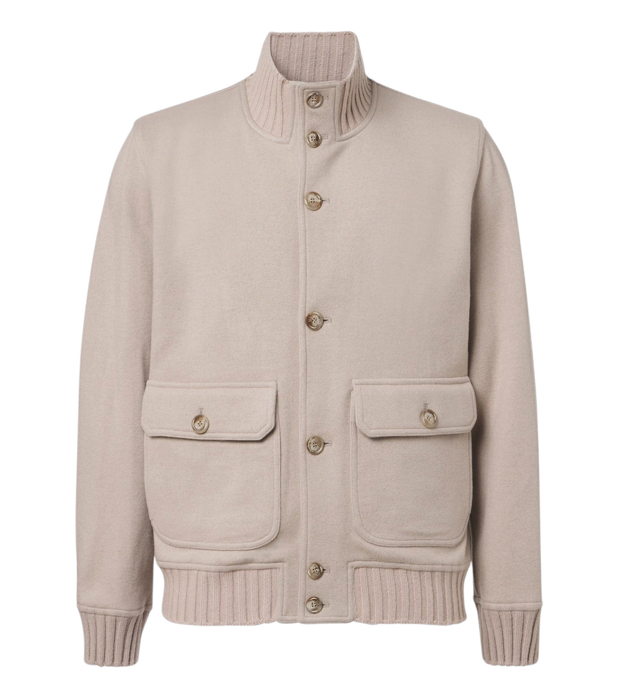 Fedeli Cashmere bomber jacket