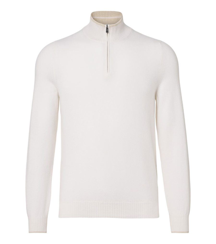 Fedeli Cashmere half-zip sweater