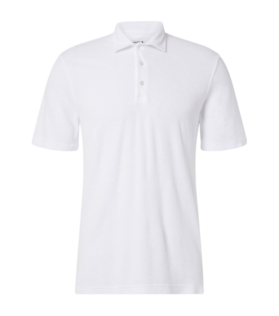 Fedeli Cotton terry polo shirt