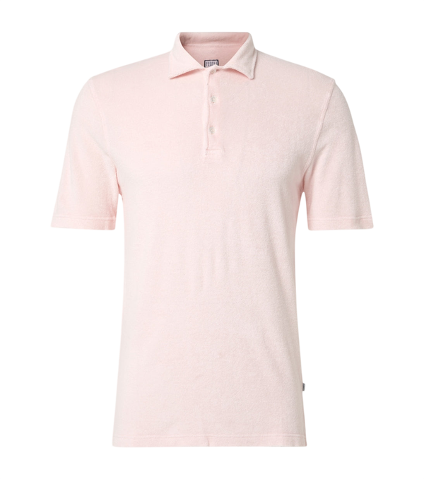 Fedeli Cotton terry polo shirt
