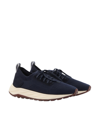 Fedeli Knitted suede-trimmed sneakers [white-bg-processed] 1786493725612