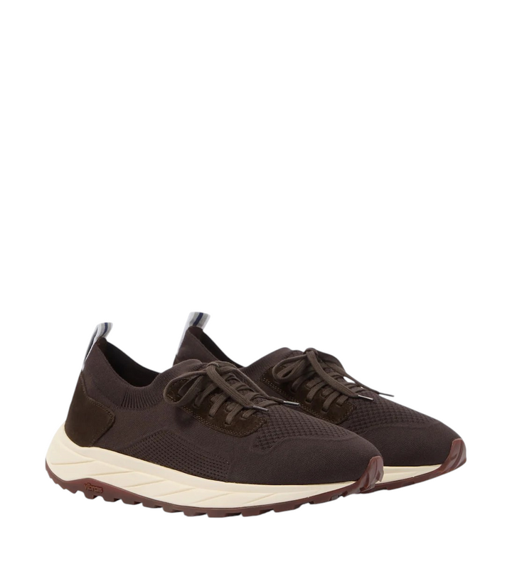 Fedeli Knitted suede-trimmed sneakers [white-bg-processed] 1787073197963
