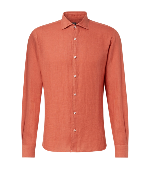 Fedeli Linen Oxford shirt