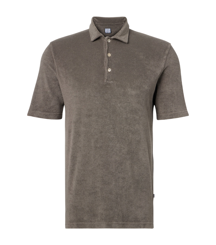 Fedeli Mondial cotton terry polo shirt