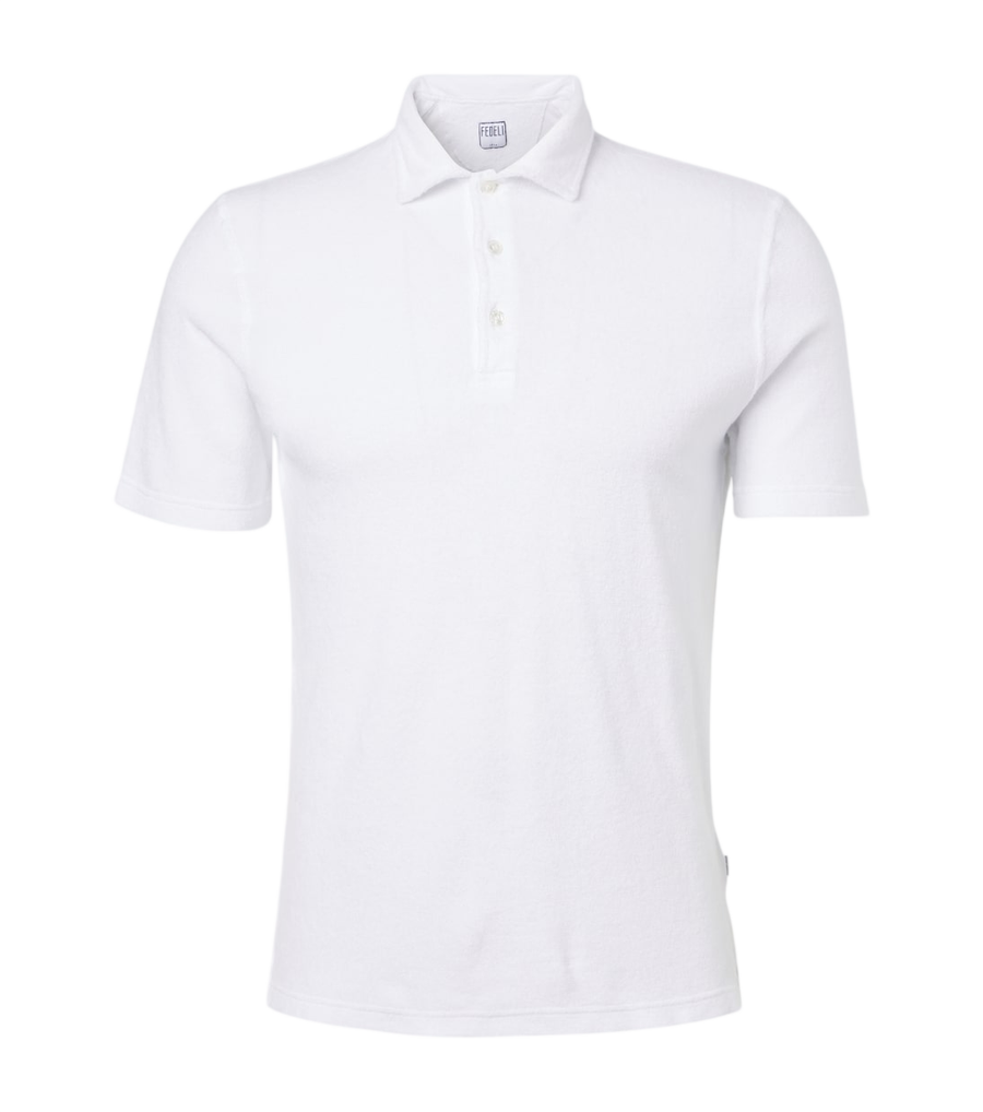 Fedeli Mondial cotton terry polo shirt