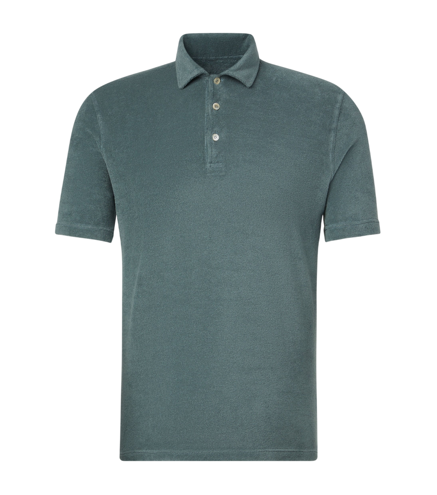 Fedeli Mondial cotton terry polo shirt