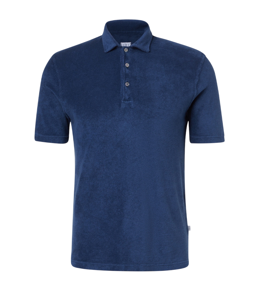 Fedeli Mondial cotton terry polo shirt