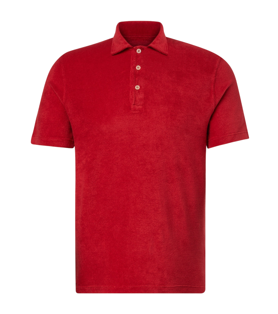 Fedeli Mondial cotton terry polo shirt