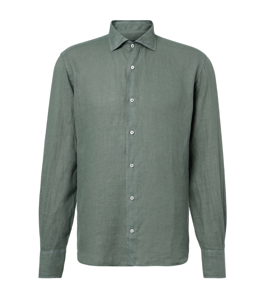Fedeli Nick linen shirt