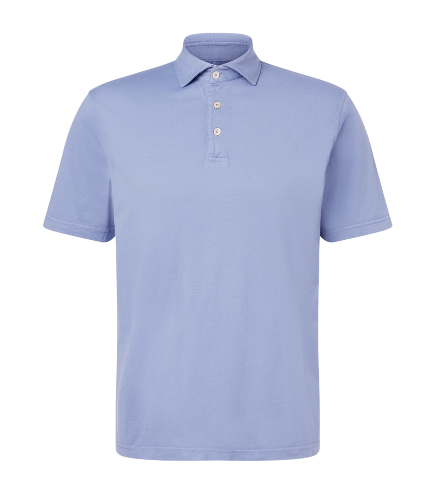 Fedeli Zero cotton jersey polo shirt