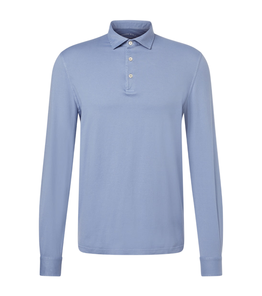 Fedeli Zero cotton jersey polo shirt