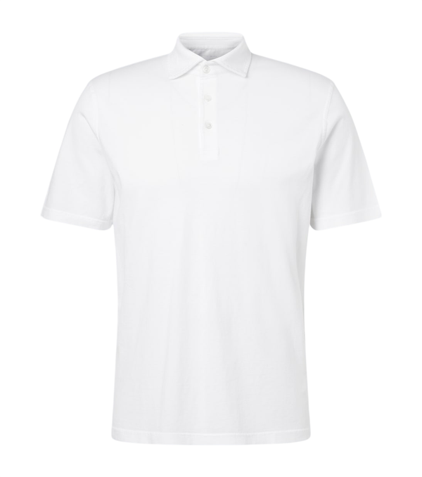 Fedeli Zero cotton jersey polo shirt