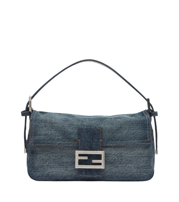 Fendi Baguette® 26424 Small denim shoulder bag