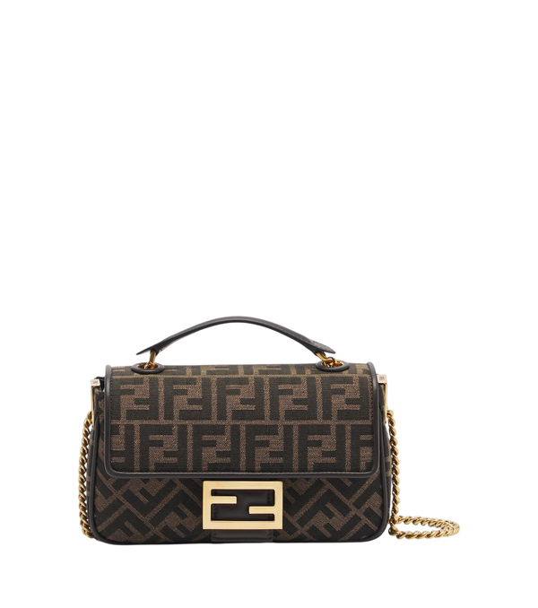 Fendi Baguette® Mini FF Zucca shoulder bag
