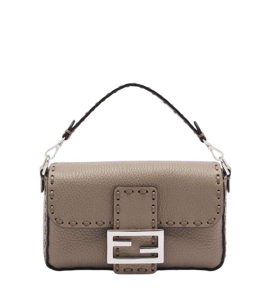 Fendi Baguette® Mini leather top-handle bag