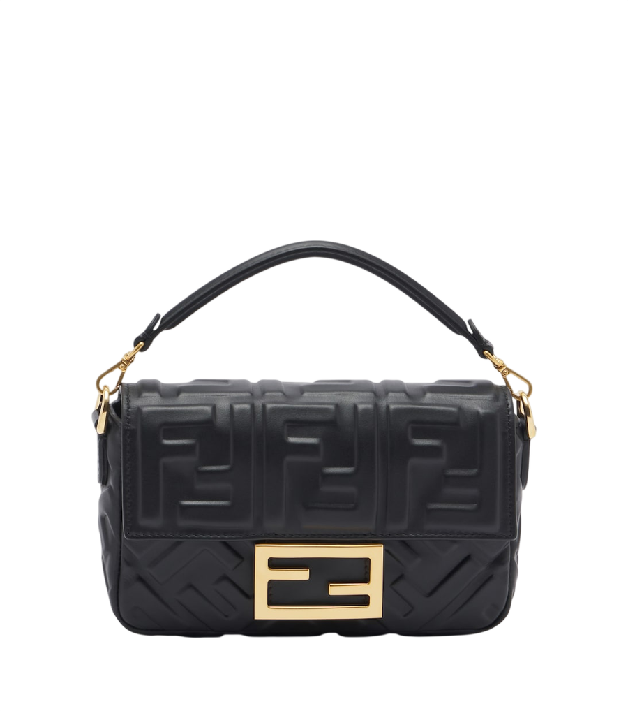 Fendi Baguette® Mini leather top-handle bag