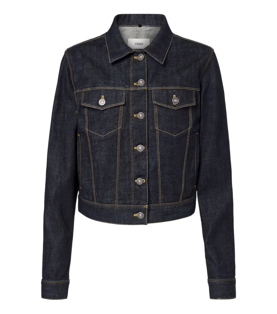 Fendi Cropped denim jacket