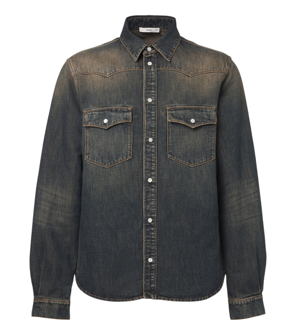 Fendi Faded denim shirt