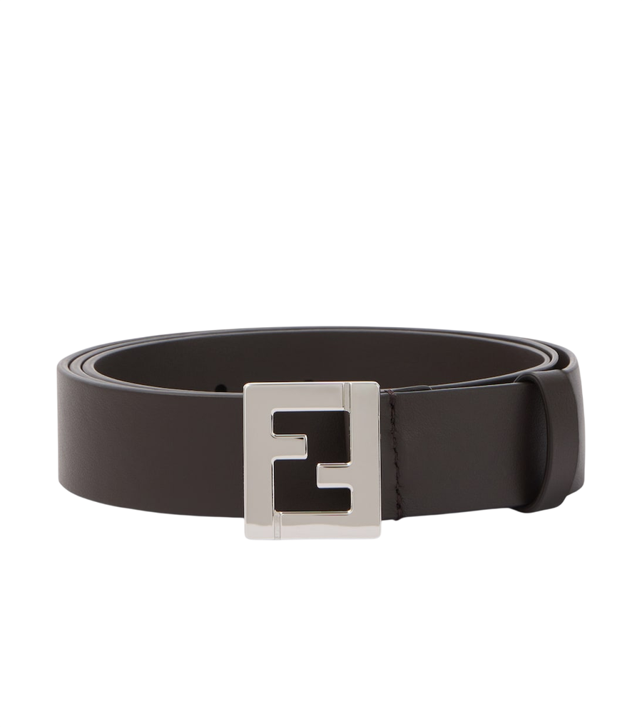 Fendi FF leather belt