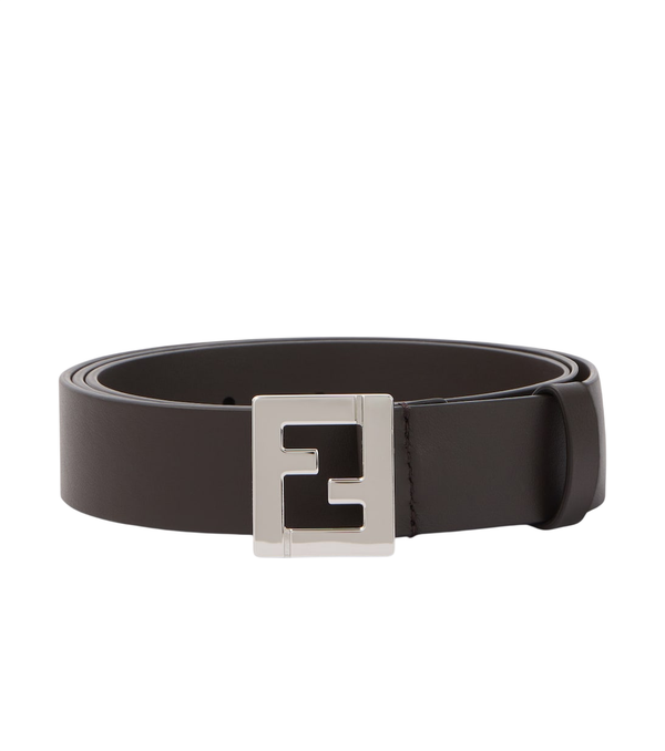 Fendi FF leather belt