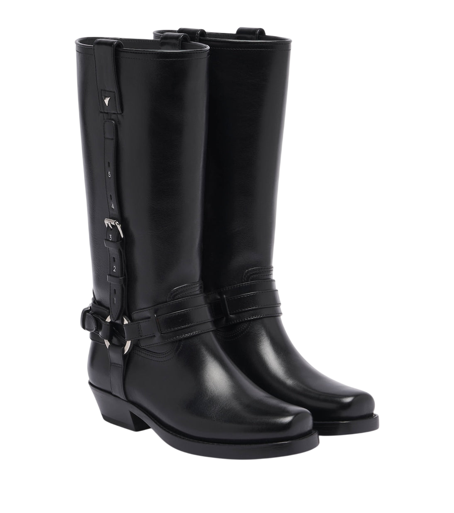 Fendi Leather biker boots