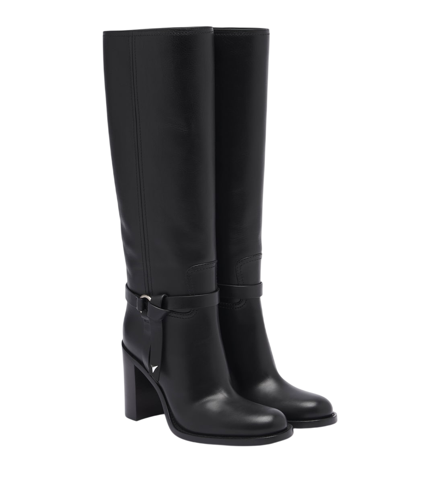Fendi Leather knee-high boots