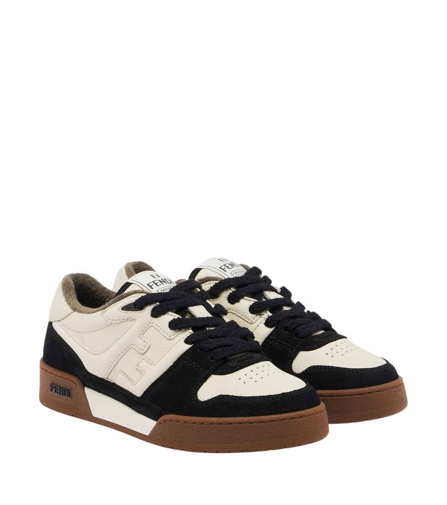 Fendi Match leather sneakers