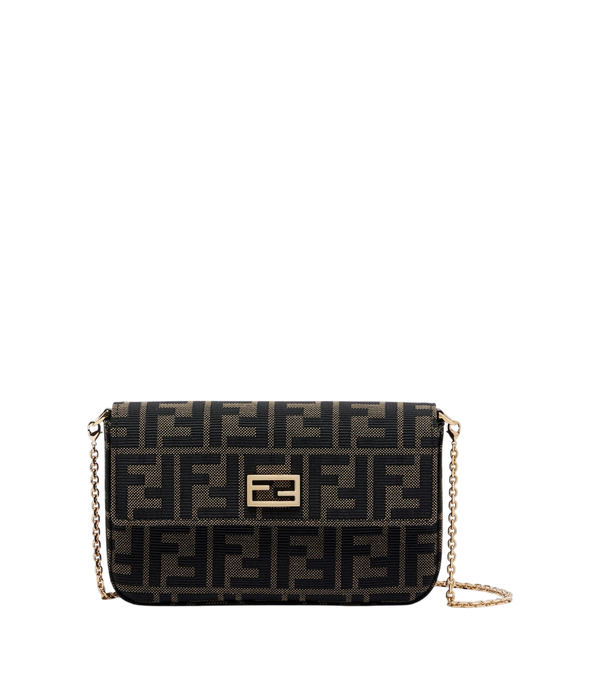 Fendi Tube FF Zucca wallet on chain