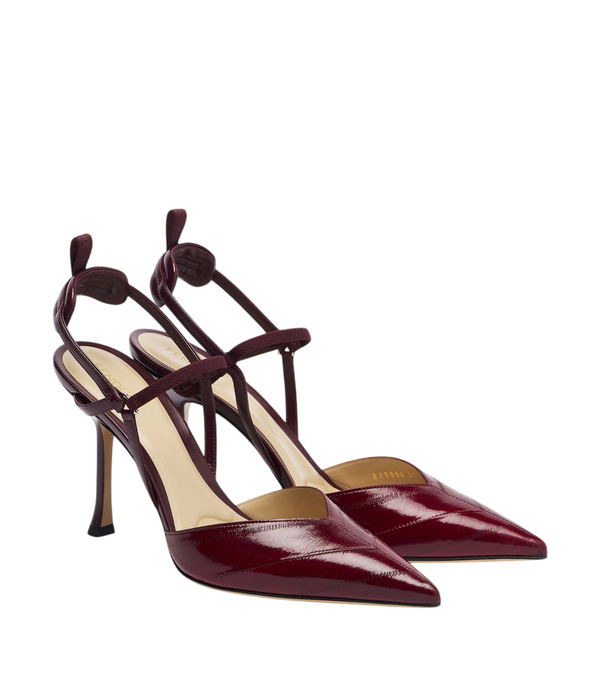Fendi Décolleté slingback in pelle Very Colibrì