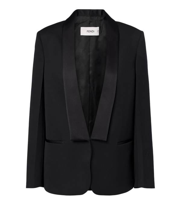 Fendi Virgin wool tuxedo jacket