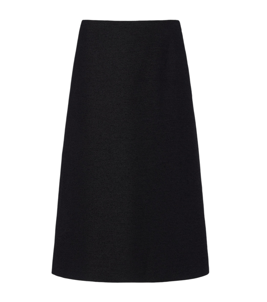 Fendi Gonna midi bouclé in misto lana