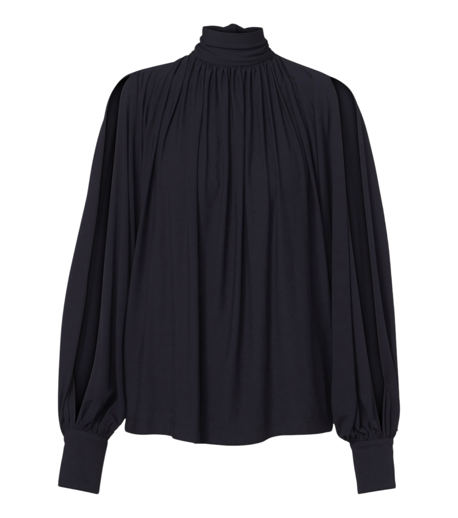 Blusa drapeada de Ferragamo