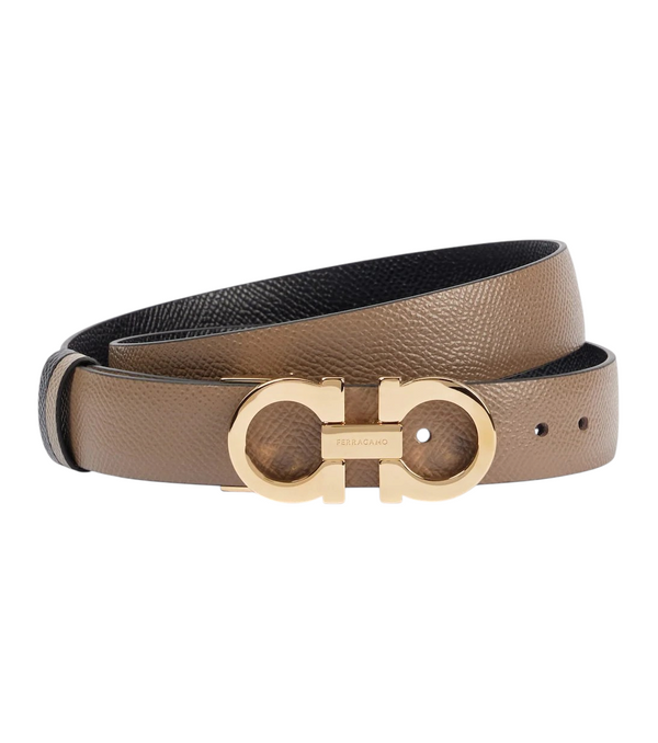 Ferragamo Gancini Reversible Leather Belt