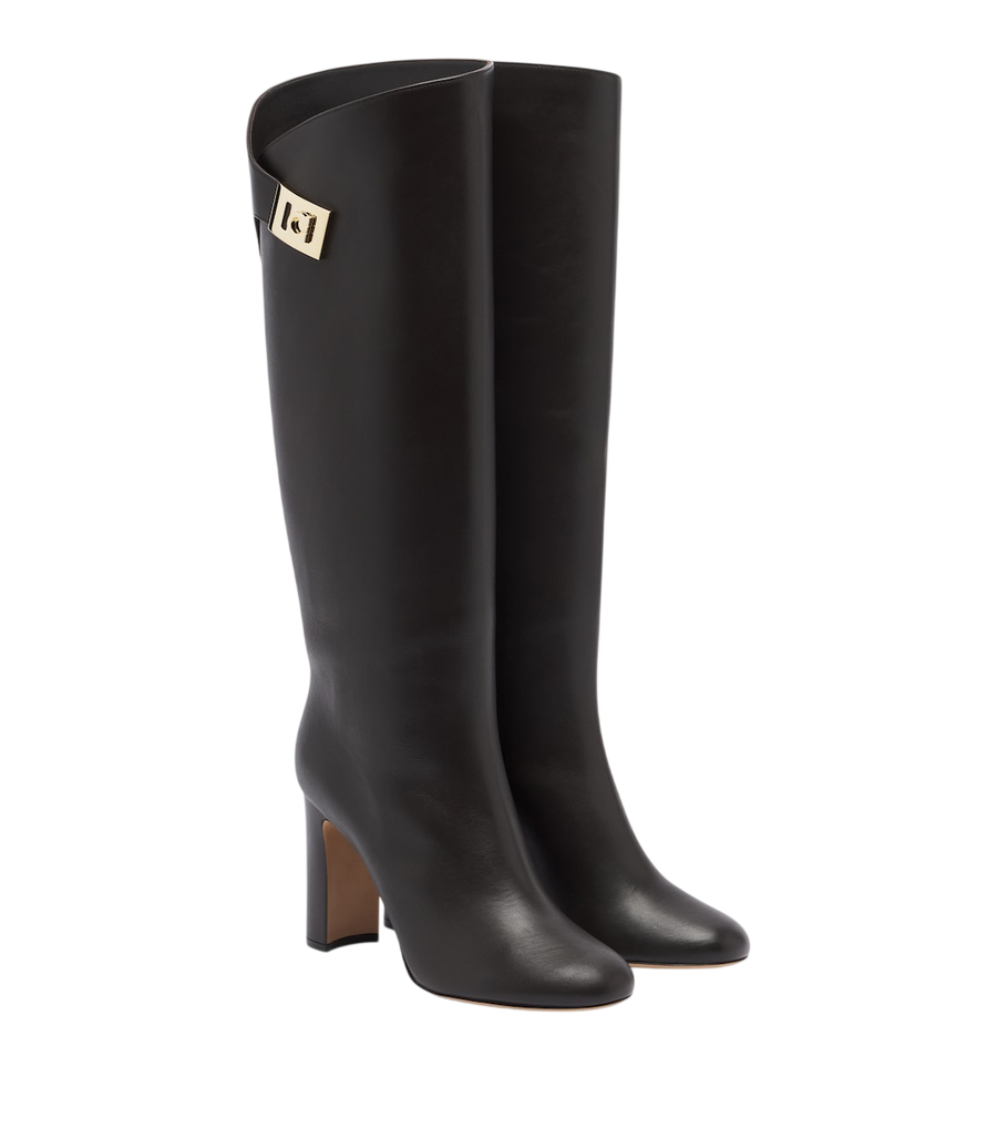 Ferragamo Leather knee-high boots