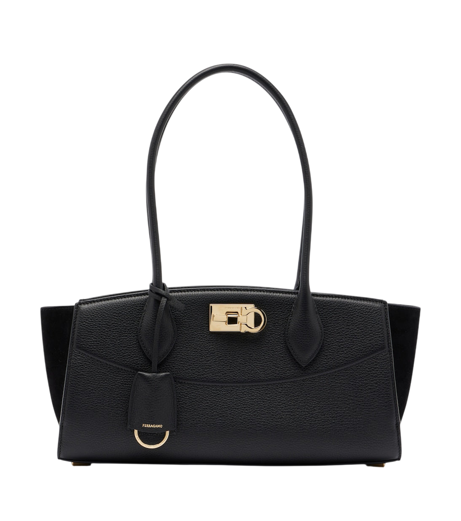 Ferragamo Studio East-West Small leather shoulder bag