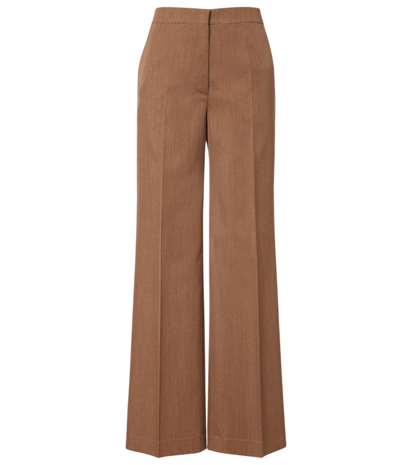 Fforme Agel high-rise virgin wool wide-leg pants