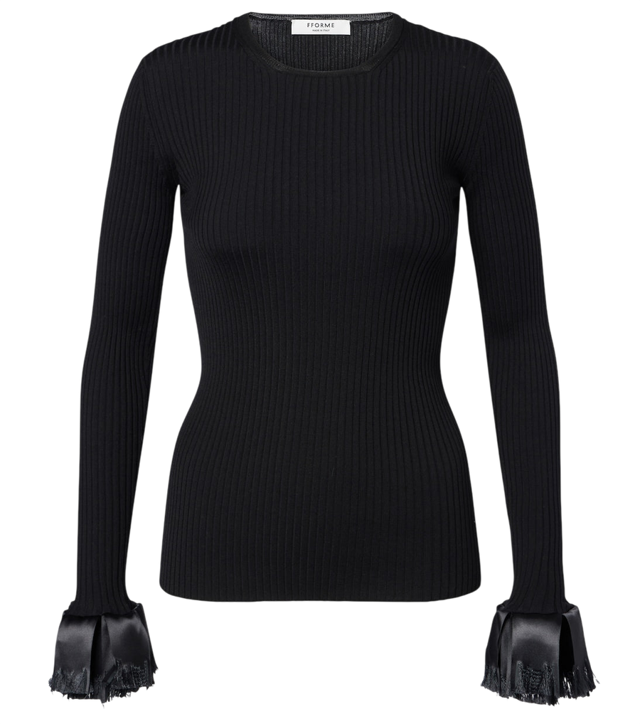 Fforme Nova ribbed-knit wool-blend sweater
