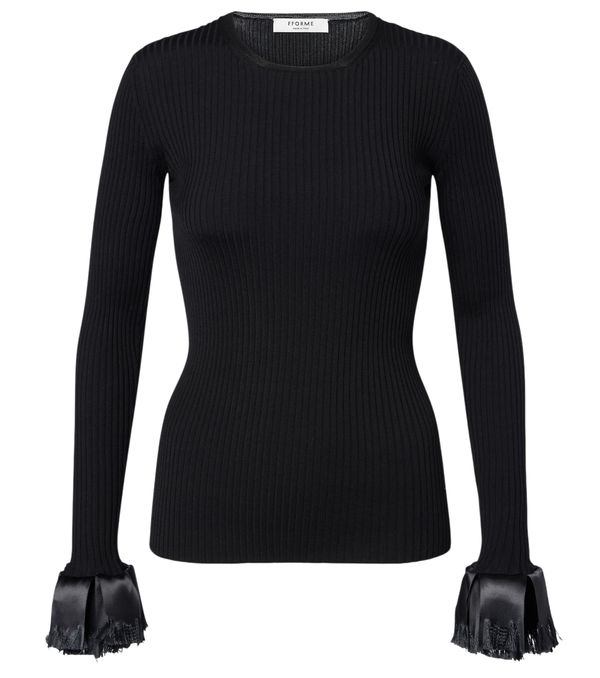 Fforme Nova ribbed-knit wool-blend sweater