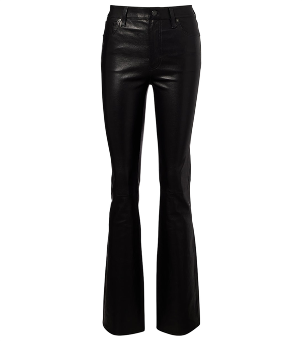 Frame Reboot leather flared pants
