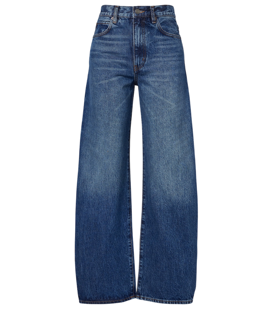 Frame The Bow barrel-leg jeans