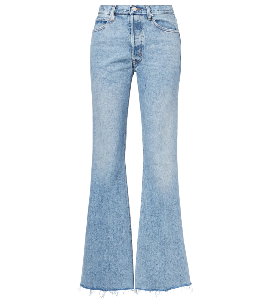 Jeans acampanados de tiro alto The Lax de Frame