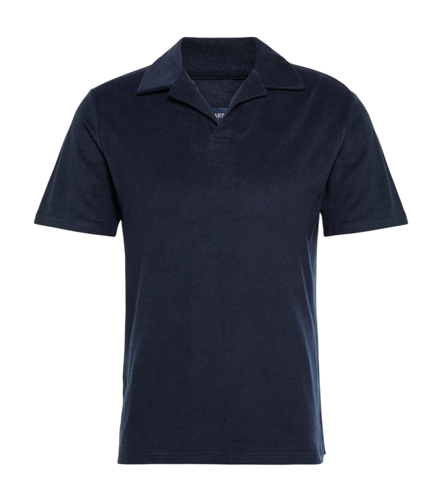 Frescobol Carioca Faustino terry polo shirt