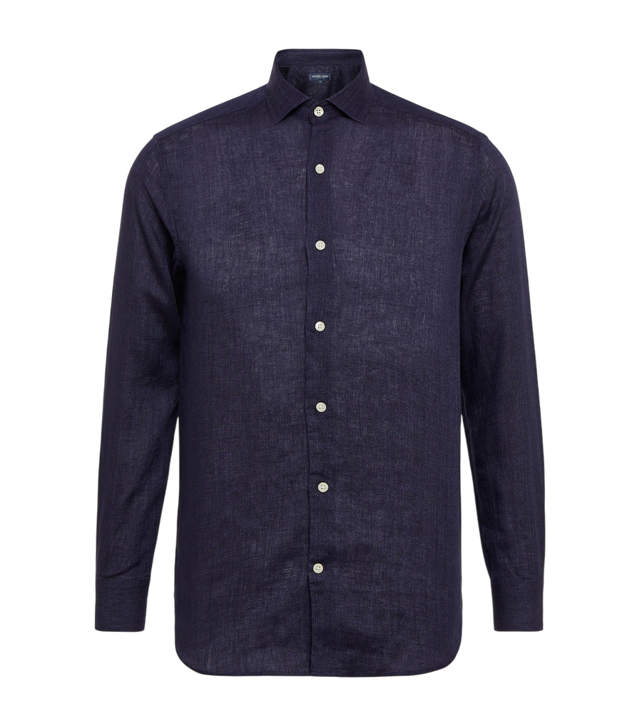 Frescobol Carioca Long-sleeved linen shirt